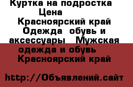 Куртка на подростка › Цена ­ 800 - Красноярский край Одежда, обувь и аксессуары » Мужская одежда и обувь   . Красноярский край